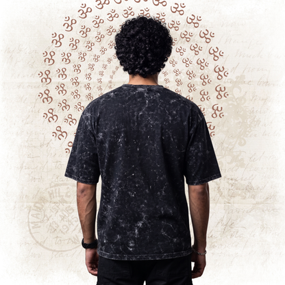 Divine : Mahadev Terrance Acid Wash Tee