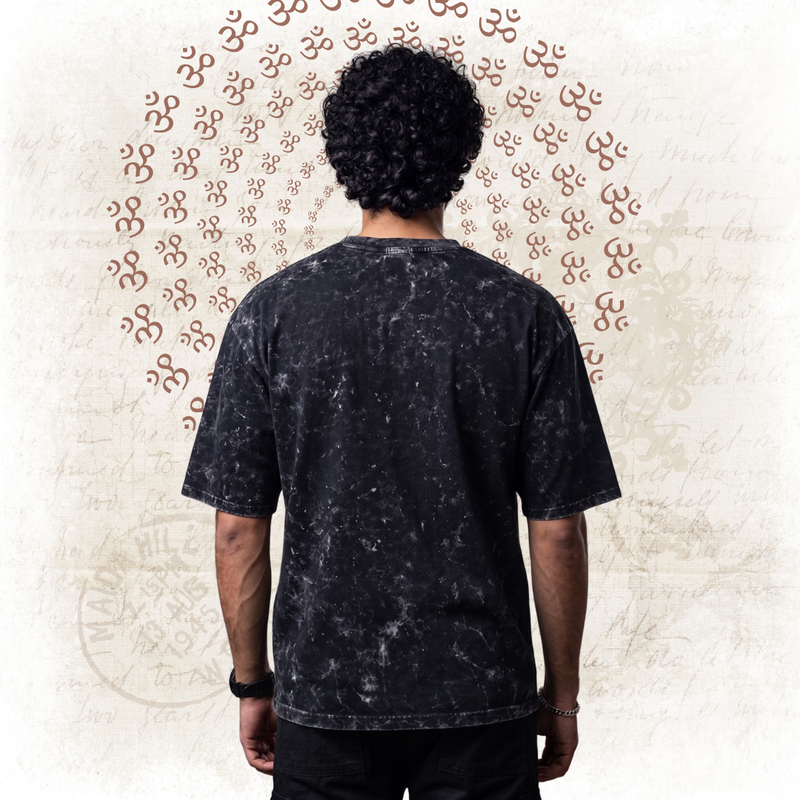 Divine : Mahadev Terrance Acid Wash Tee - View 4