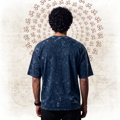 Divine : Mahadev Terrance Acid Wash Tee