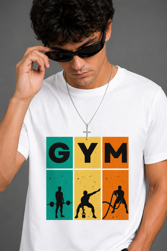 Gym Hustler : Gym Culture Normal Tee - View 4