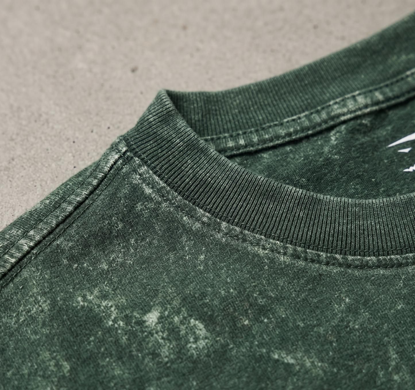 Army Vintage Acid Wash Oversized Tee