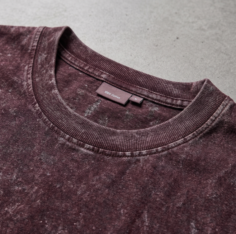 Army Vintage Acid Wash Oversized Tee - View 15